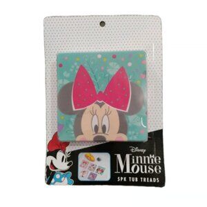 Disney Minnie Mouse 5 Pack Bath Tub Safety Treads, NIP